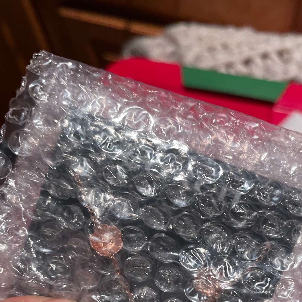 Coach Open Circle Necklace + Tea Rose Stud Set - Picture 4 of 5